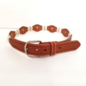 New Ranger Belt Company Ornate Brown 